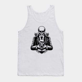 hamlet with skull Tank Top